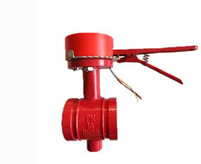 XD81X手柄沟槽信号蝶阀